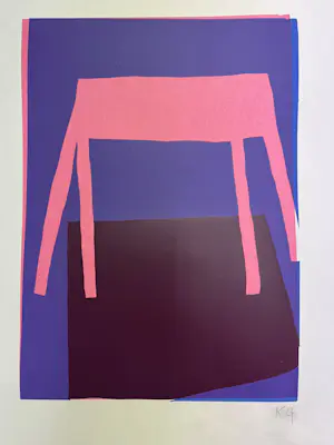 Klaas Gubbels - Compositie met tafel kopen? Bied vanaf 90!