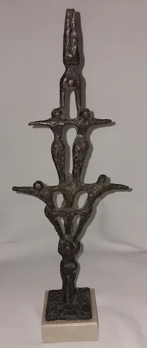 John Bier - "Die Akrobaten" Bronze kopen? Bied vanaf 89!