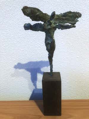 Brons (Onbekend) - Beeld afkomstig Rijks Museum Twente. verkocht voor € 150!