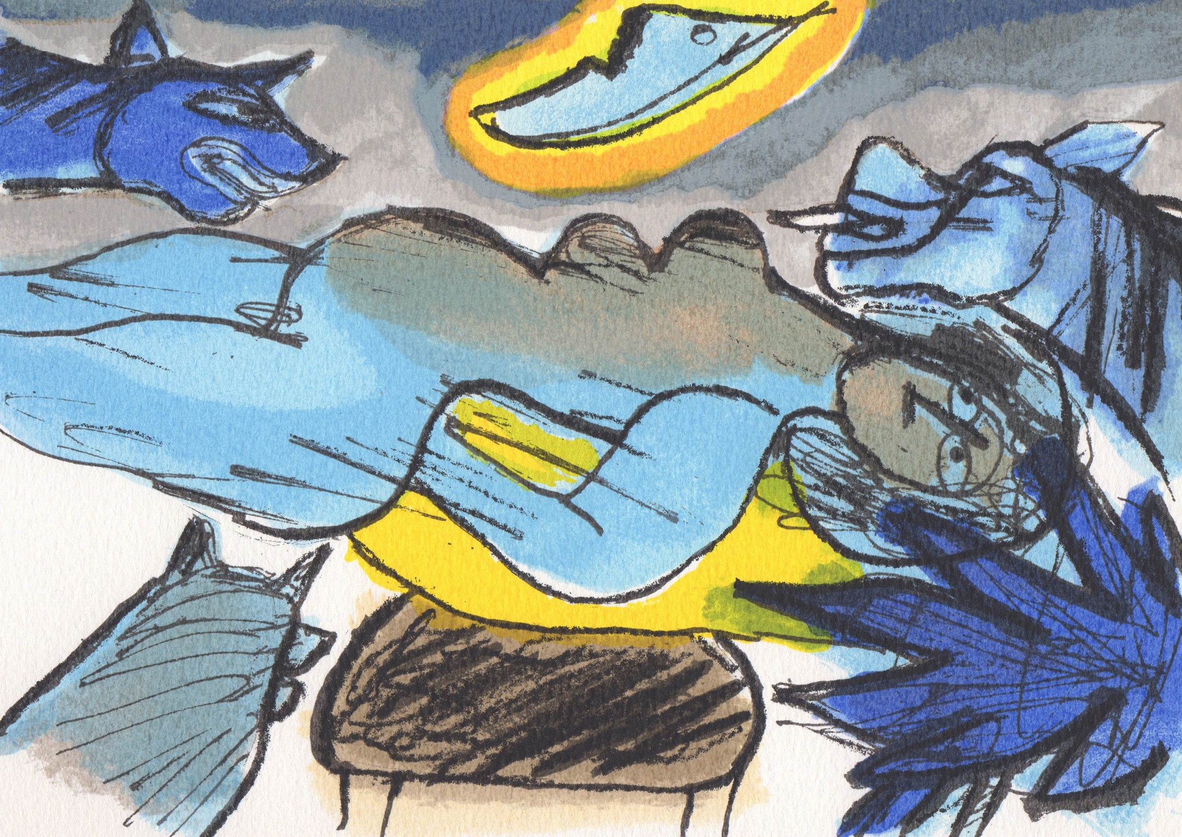 Corneille - zeefdruk, 'Memoire de Bali', 1993 kopen? Bied vanaf 149!