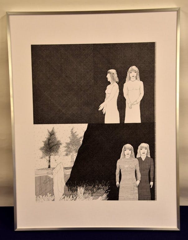 Ben Pollé - Inkt op papier - We zien wel - gesigneerd r.o. - BKR Rotterdam kopen? Bied vanaf 1!