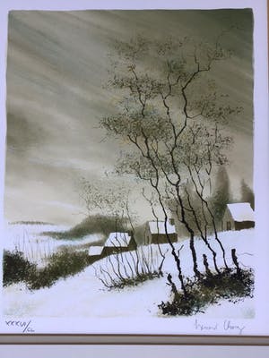 Bernard Charoy - sneeuw landschap kopen? Bied vanaf 35!