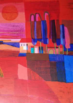 Ton Schulten - Zeefdruk 20/20, handgesigneerd verkocht voor € 195!