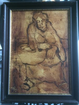 Rudi Pillen - Schilderij van een Vrouw kopen? Bied vanaf 550!
