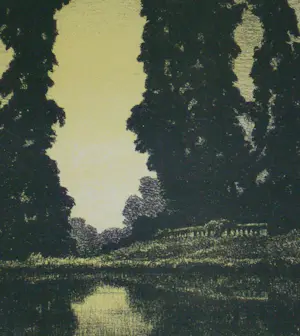 Pierre Abattucci - Parc Coin - 1931 - Originele lithografie - Gesigneerd kopen? Bied vanaf 100!