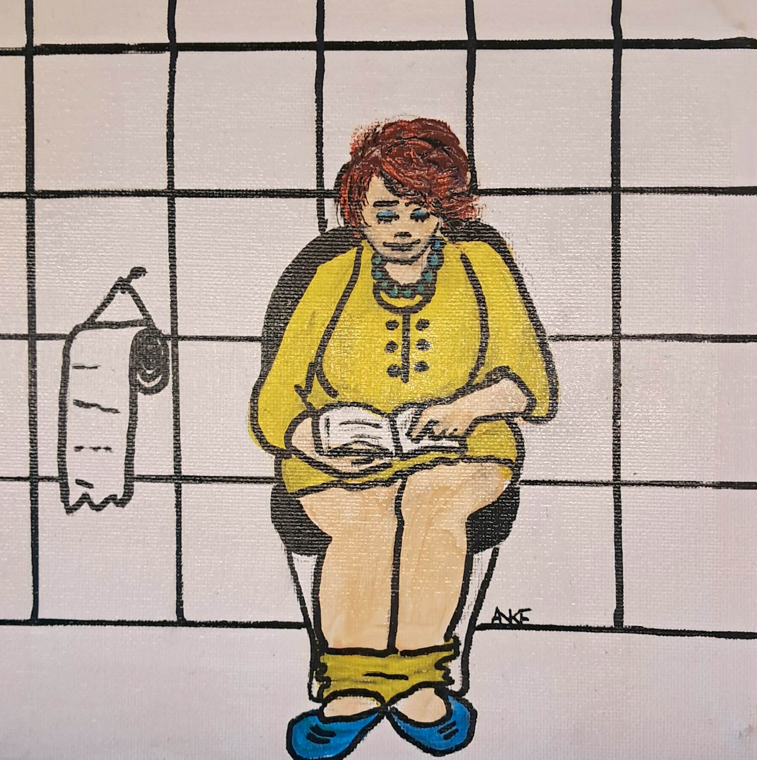 Anke Peddemors - WC geel kopen? Bied vanaf 30!