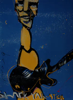 Herman Brood - Zeefdruk: Het bandje (de gitarist) - 1990 kopen? Bied vanaf 395!