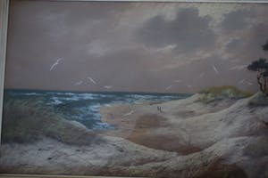 Niet of onleesbaar gesigneerd - Duinlandschap met zicht op zee kopen? Bied vanaf 1!