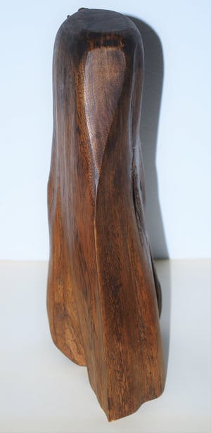 Brons (Onbekend) - Brons in houten beeld kopen? Bied vanaf 45!