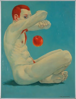 Bart van Belkom - Olieverf op board, Perceptive faculty II kopen? Bied vanaf 70!