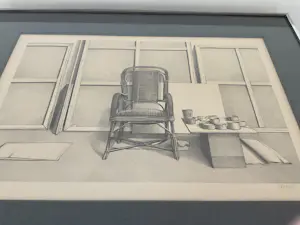 Roger Wittevrongel - "Interieur met Stoel" kopen? Bied vanaf 80!