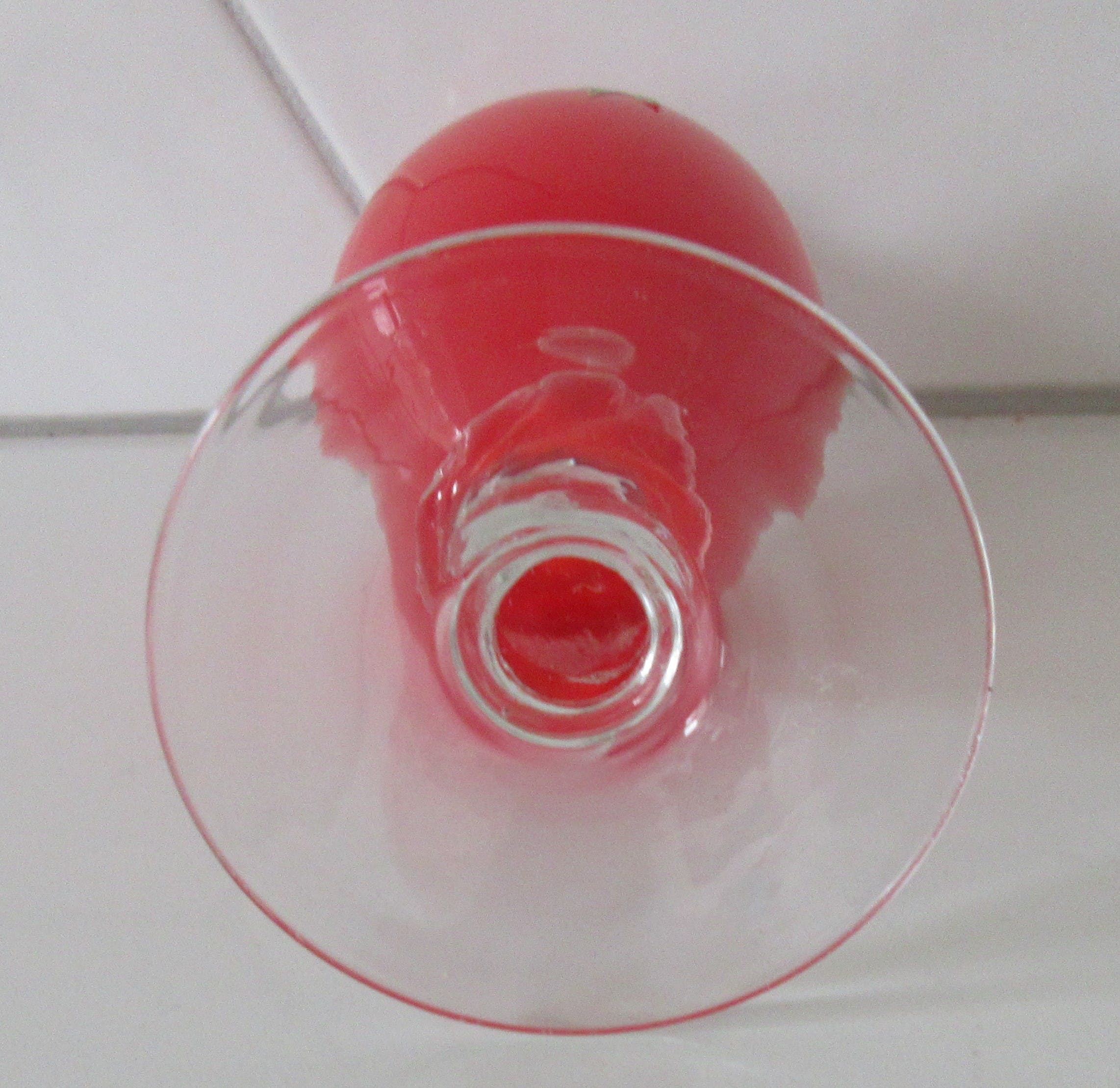 Empoli Glas - Oranje opaline solifleur vaasje kopen? Bied vanaf 8!