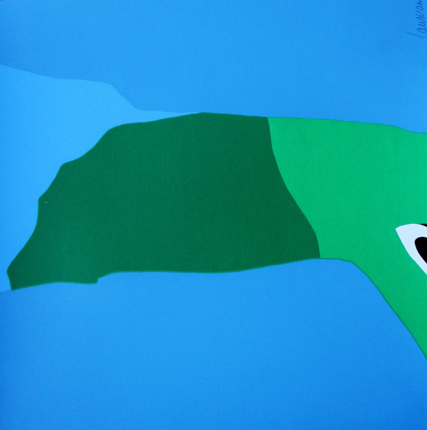 Hans Landsaat - Zeefdruk - 1975 kopen? Bied vanaf 45!