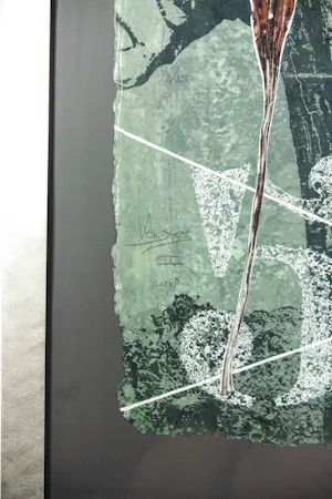 Mark Verdoes - Gemengde techniek op linnen, Zonder titel - Ingelijst kopen? Bied vanaf 40!