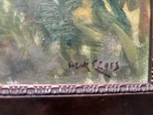 Henk Leurs - Hollands polderlandschap met bootje aan de horizon kopen? Bied vanaf 175!