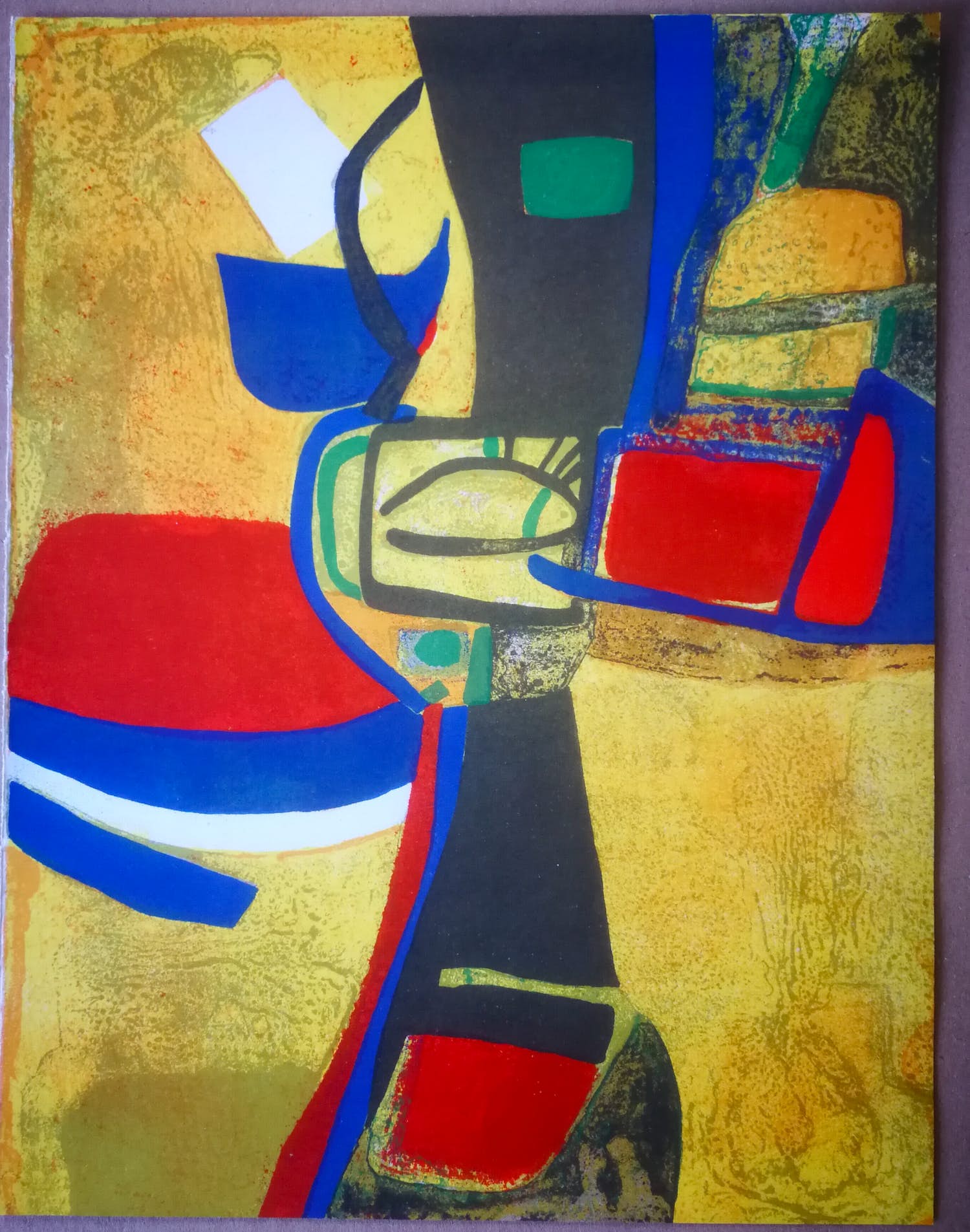 Maurice Esteve - Corne a Licou. Abstracte figuren. kopen? Bied vanaf 59!