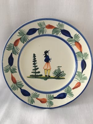 Henriot Quimper - Frans aardewerk bordjes kopen? Bied vanaf 30!