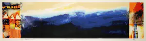 Theo Koster - Zeefdruk, Abstracte compositie - Ingelijst (Groot) kopen? Bied vanaf 100!