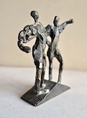 Astrid Veldhuyzen-Koppen - Vriendschap voor het leven - Krachtig Brons met vergulden accenten kopen? Bied vanaf 1!