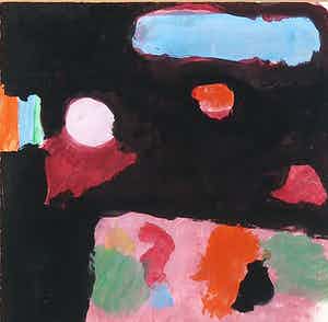 Eugene Brands - Gouache, An Island verkocht voor € 1500!