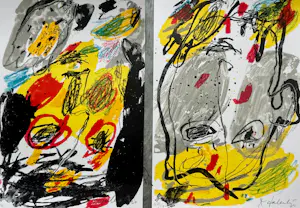 Kees Salentijn - 2x zeefdruk Kees Salentijn kopen? Bied vanaf 38!