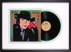 Andy Warhol - Paul Anka & The Painter - Handgesigneerd album - Ingelijst verkocht voor € 1!