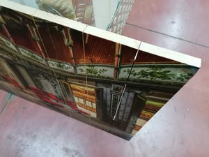 Niet of onleesbaar gesigneerd - "Château Pavarotti" op vurenhout kopen? Bied vanaf 1!