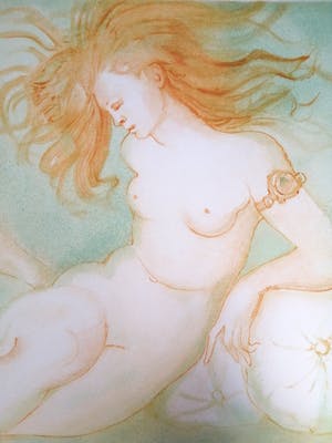 Leonor Fini - Handgesigneerde lithografie - Deux Nus kopen? Bied vanaf 1!