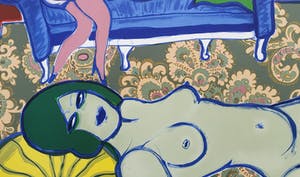 Corneille - ' New York rooms: Divan Blue' - Groot - Nieuw ingelijst kopen? Bied vanaf 735!