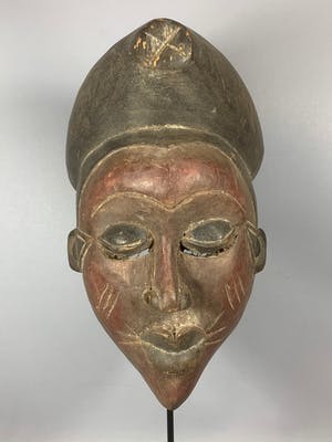 Bakongo - Old AFRICAN Bakongo mask - Congo. kopen? Bied vanaf 35!