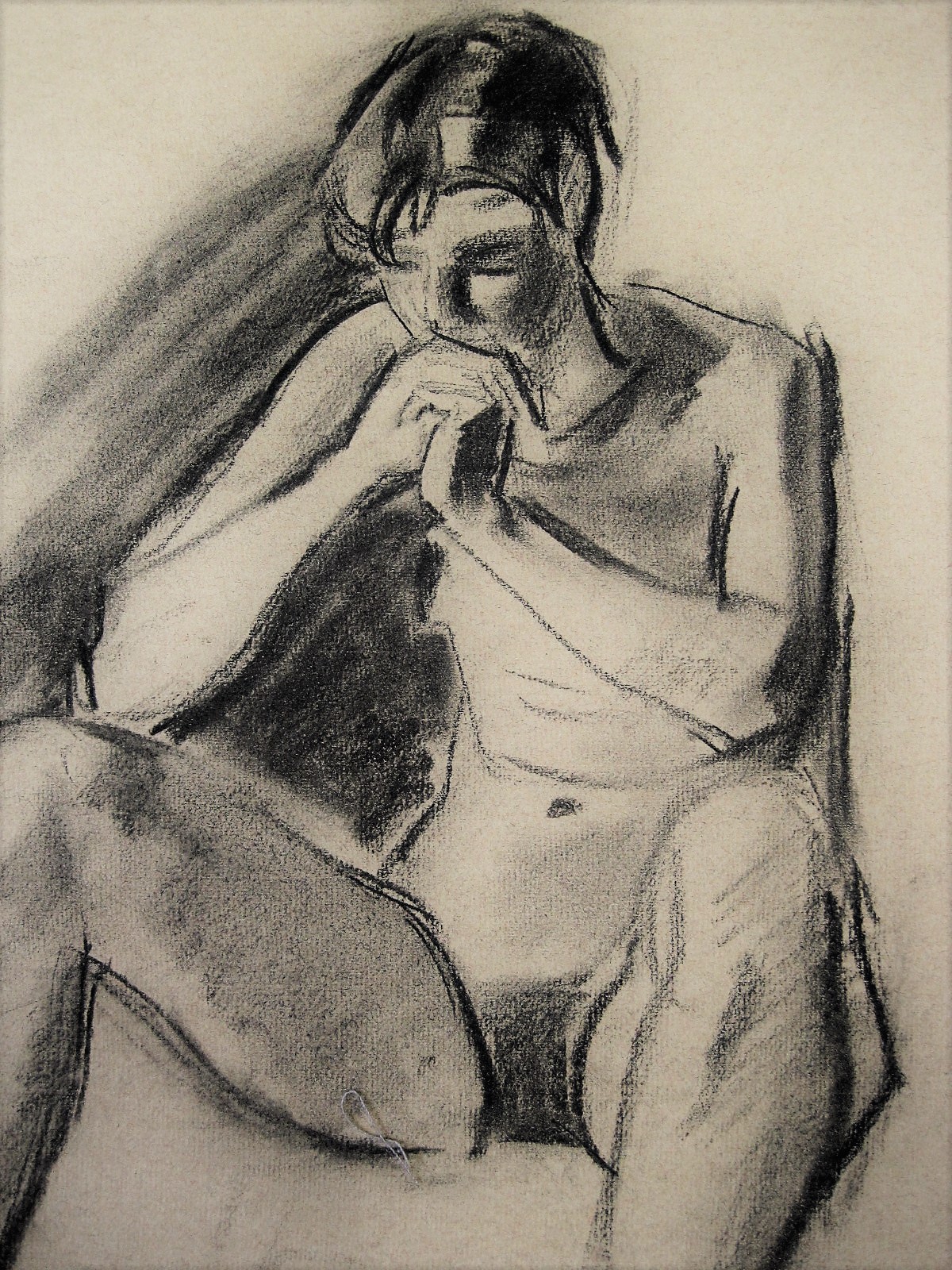 Niet of onleesbaar gesigneerd - dubbelzijdige tekening van vrouwelijk naakt gesigneerd kopen? Bied vanaf 1!