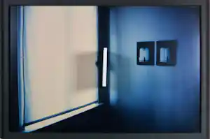 Narcisse Tordoir - Fotografie + hout / collage, Zonder titel - Ingelijst vendu pour 200€ !