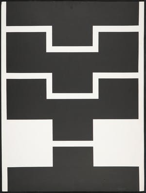 Cyril Lixenberg - Zeefdruk, Geometrische compositie kopen? Bied vanaf 1!