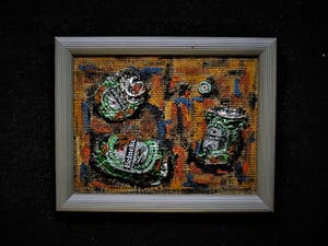 Robert Jasper Grootveld - Sixties - Amsterdam "de antirook-magiër" PROVO collage "F*CK Heineken" kopen? Bied vanaf 30!