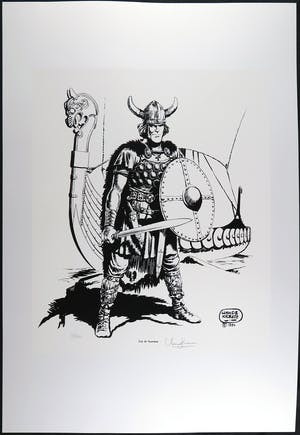 Hans Georg Kresse - Zeefdruk handgesigneerd, Eric de Noorman kopen? Bied vanaf 35!