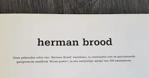 Herman Brood - Gelimiteerd kunstboek met zeefdruk "Horse Power" kopen? Bied vanaf 250!