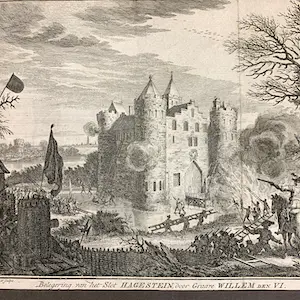 Simon Fokke - Graaf Floris de IV - Belegering Slot Hagestein kopen? Bied vanaf 10!