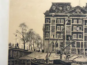 Willem Witsen - West-Indisch Huis - mooie en originele ets kopen? Bied vanaf 200!