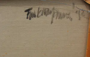 Fon Klement - olieverf op doek: sacre de l'automne (ritueel van de herfst) kopen? Bied vanaf 899!