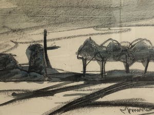 Jos Mertens - landschap kopen? Bied vanaf 65!