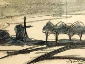 Jos Mertens - landschap verkocht voor € 65!