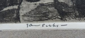 Jan Sirks - Twee etsen: Paardenhoofd en Havengezicht kopen? Bied vanaf 25!