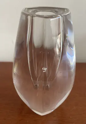 FM Konstglas - Drie design kristallen kandelaren kopen? Bied vanaf 35!