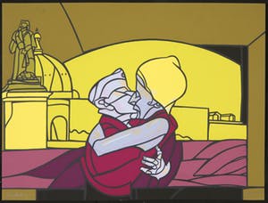 Valerio Adami - Litho, Il Bacio kopen? Bied vanaf 1!