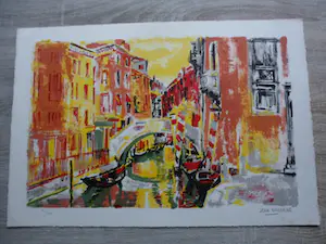 Jean Navarre - Litho, Z.T kopen? Bied vanaf 35!