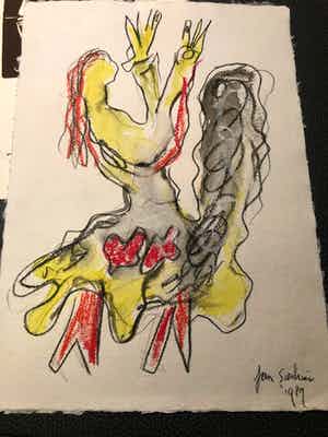 Jan Sierhuis - flamingo verkocht voor € 50!