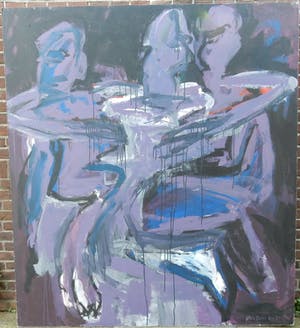 Erik Prins - Drie gestaltes - groot werk kopen? Bied vanaf 590!