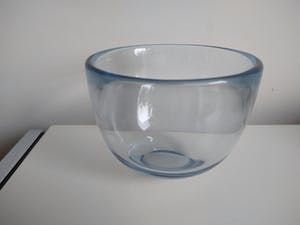 Holmegaard - Glazen kom - hand gesigneerd, 1962 kopen? Bied vanaf 39!