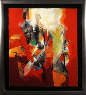 Peter Meijer - Zeefdruk op papier, De dag dat jij kwam - Ingelijst kopen? Bied vanaf 50!