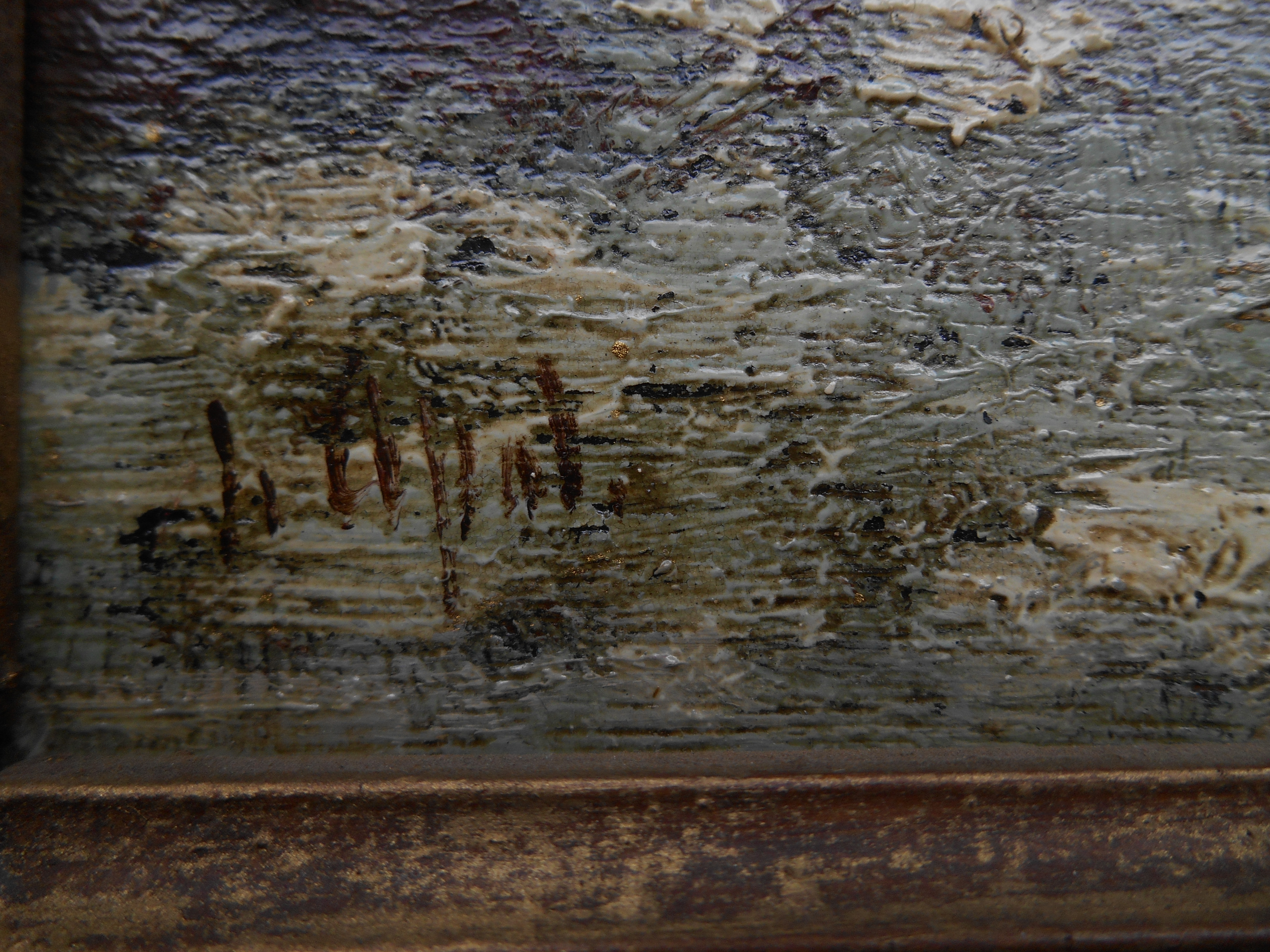 Niet of onleesbaar gesigneerd - Winterlandschap naar Louis Apol kopen? Bied vanaf 1!